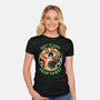 Alien Cat Funny-Womens-Fitted-Tee-Studio Mootant