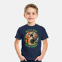 Alien Cat Funny-Youth-Basic-Tee-Studio Mootant