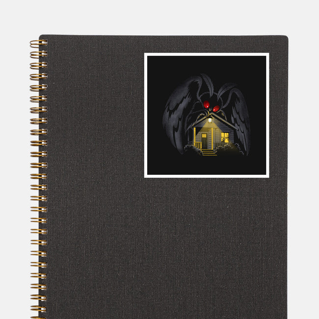 Mothman Again-None-Glossy-Sticker-OPIPPI