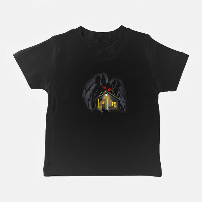 Mothman Again-Baby-Basic-Tee-OPIPPI
