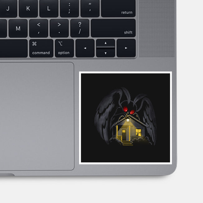 Mothman Again-None-Glossy-Sticker-OPIPPI