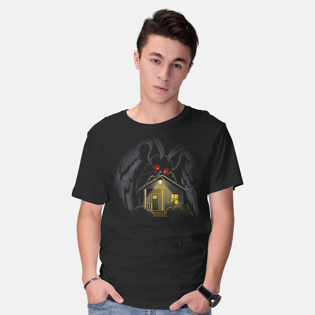 Mothman Again-Mens-Basic-Tee-OPIPPI