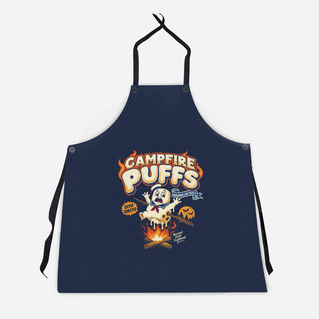 Campfire Puffs-Unisex-Kitchen-Apron-OPIPPI