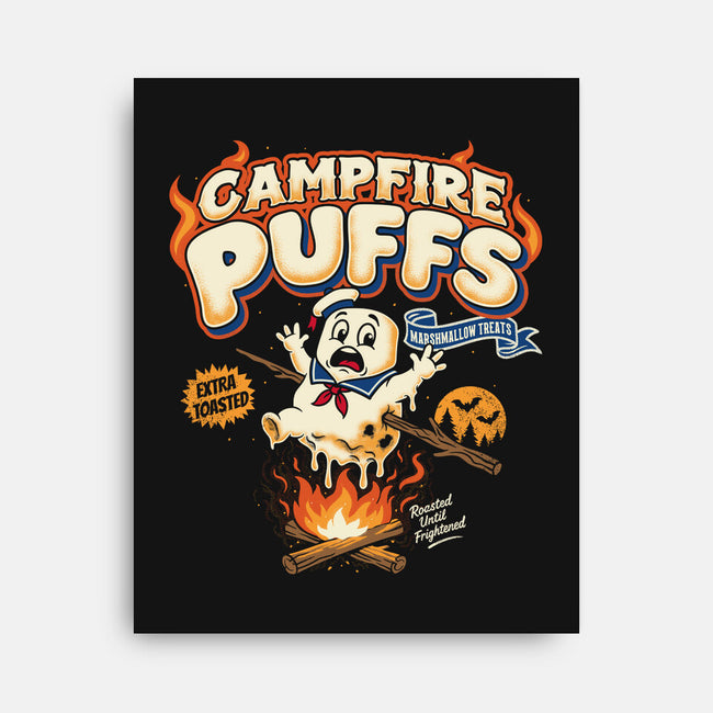 Campfire Puffs-None-Stretched-Canvas-OPIPPI