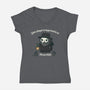 Plague Is Important-Womens-V-Neck-Tee-rocketman_art