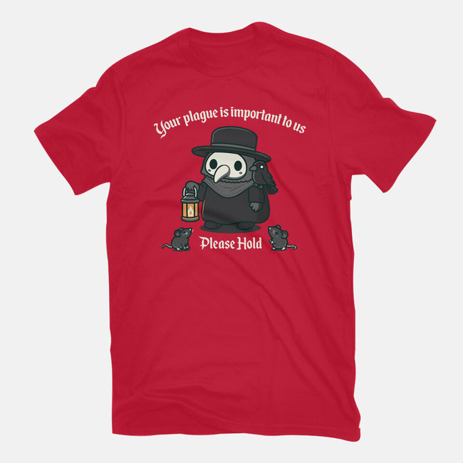 Plague Is Important-Mens-Basic-Tee-rocketman_art