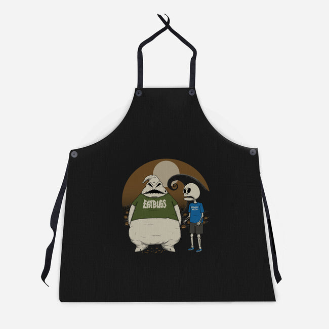 Spooky And Stupid-Unisex-Kitchen-Apron-pigboom