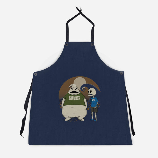Spooky And Stupid-Unisex-Kitchen-Apron-pigboom