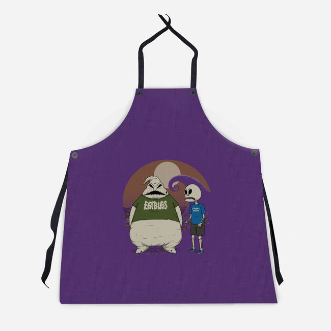 Spooky And Stupid-Unisex-Kitchen-Apron-pigboom