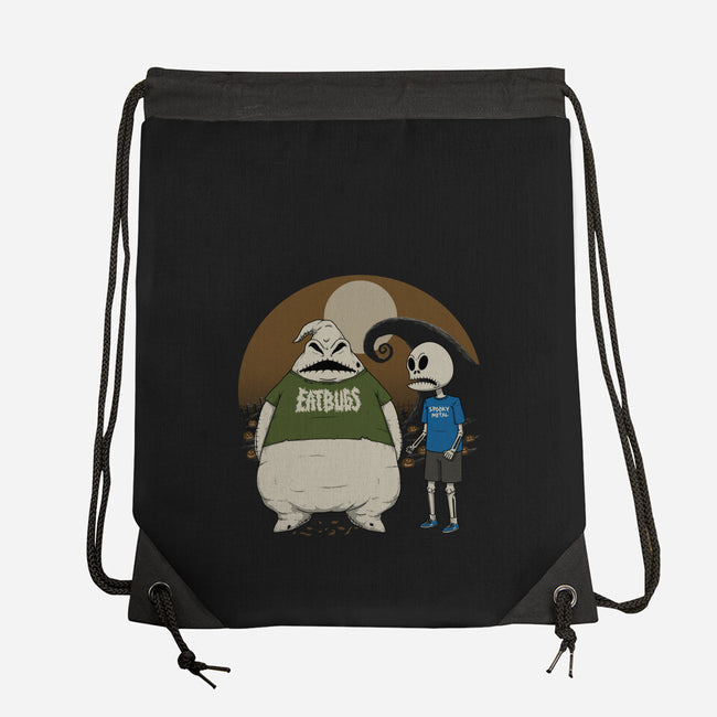 Spooky And Stupid-None-Drawstring-Bag-pigboom