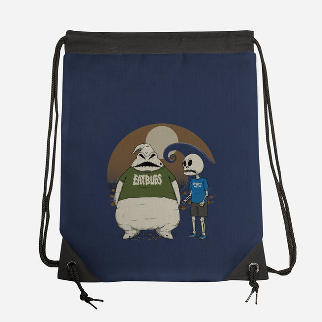 Spooky And Stupid-None-Drawstring-Bag-pigboom