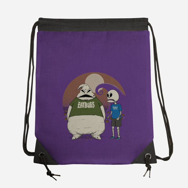 Spooky And Stupid-None-Drawstring-Bag-pigboom