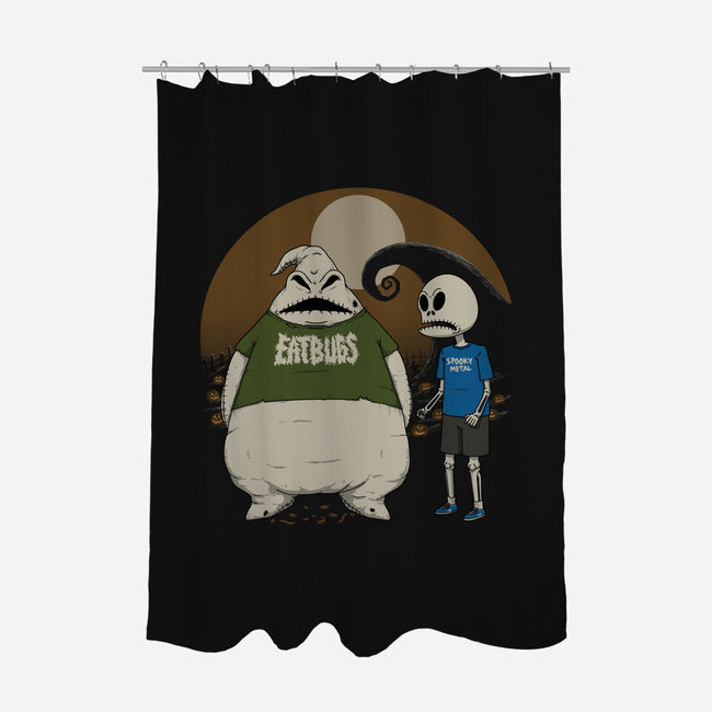 Spooky And Stupid-None-Polyester-Shower Curtain-pigboom