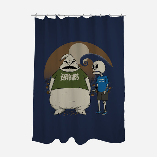 Spooky And Stupid-None-Polyester-Shower Curtain-pigboom