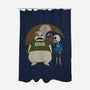 Spooky And Stupid-None-Polyester-Shower Curtain-pigboom