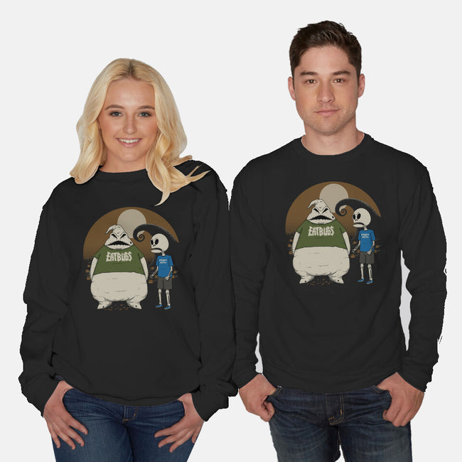 Spooky And Stupid-Unisex-Crew Neck-Sweatshirt-pigboom