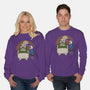 Spooky And Stupid-Unisex-Crew Neck-Sweatshirt-pigboom