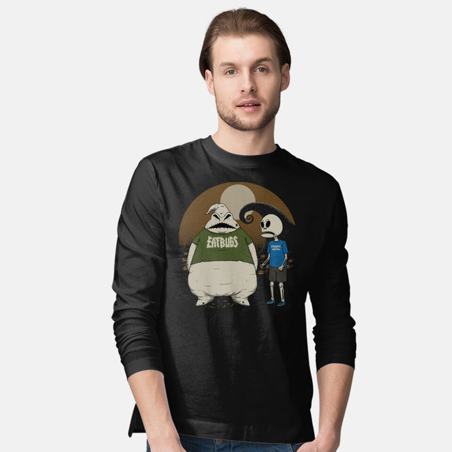 Spooky And Stupid-Mens-Long Sleeved-Tee-pigboom