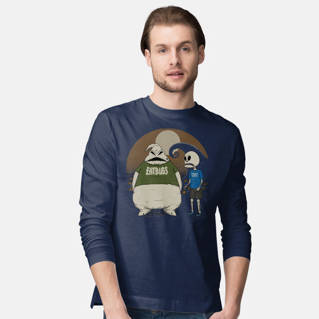 Spooky And Stupid-Mens-Long Sleeved-Tee-pigboom