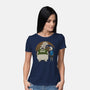 Spooky And Stupid-Womens-Basic-Tee-pigboom