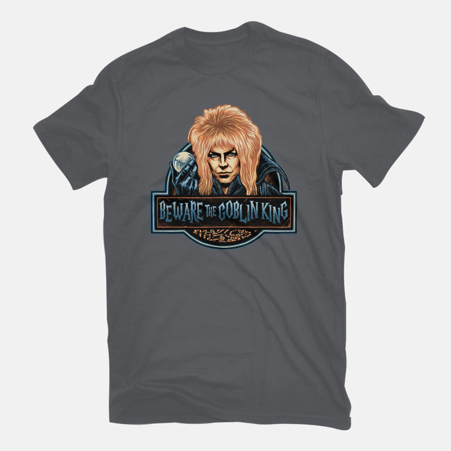 Beware The Goblin King-Mens-Heavyweight-Tee-glitchygorilla