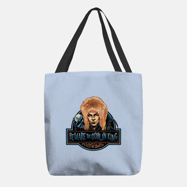 Beware The Goblin King-None-Basic Tote-Bag-glitchygorilla