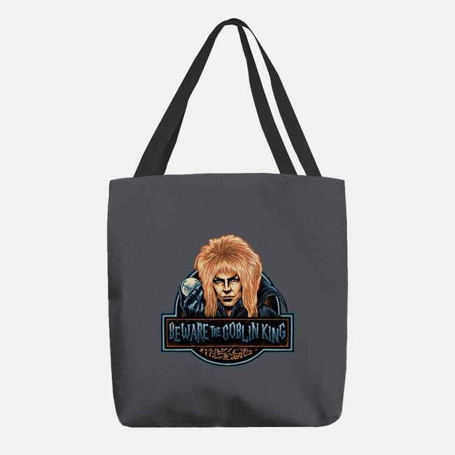 Beware The Goblin King-None-Basic Tote-Bag-glitchygorilla