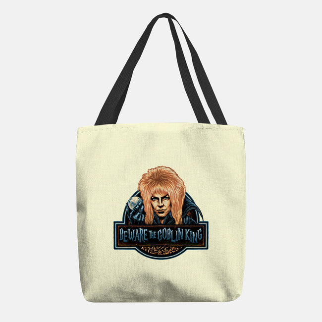 Beware The Goblin King-None-Basic Tote-Bag-glitchygorilla
