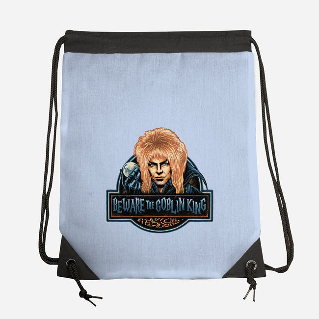 Beware The Goblin King-None-Drawstring-Bag-glitchygorilla