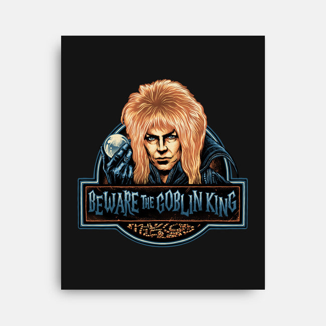 Beware The Goblin King-None-Stretched-Canvas-glitchygorilla