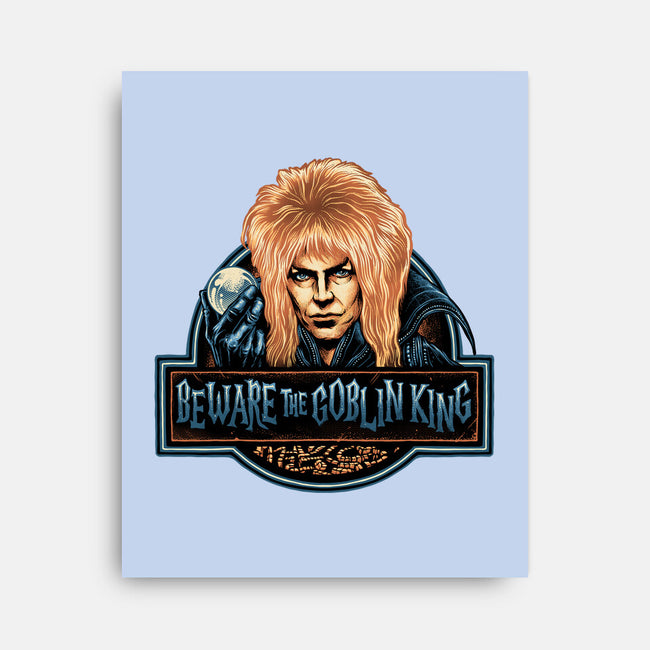 Beware The Goblin King-None-Stretched-Canvas-glitchygorilla