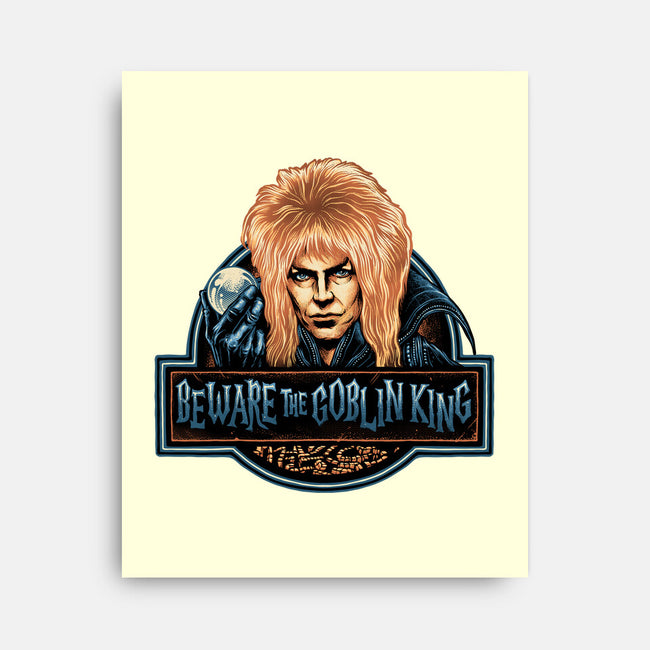 Beware The Goblin King-None-Stretched-Canvas-glitchygorilla
