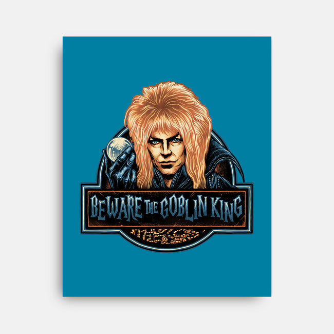 Beware The Goblin King-None-Stretched-Canvas-glitchygorilla
