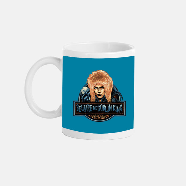 Beware The Goblin King-None-Mug-Drinkware-glitchygorilla