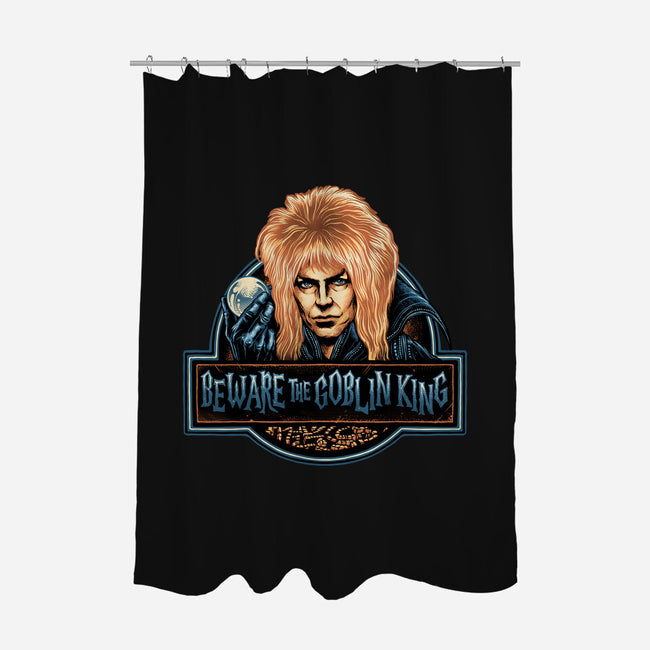 Beware The Goblin King-None-Polyester-Shower Curtain-glitchygorilla
