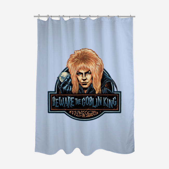 Beware The Goblin King-None-Polyester-Shower Curtain-glitchygorilla