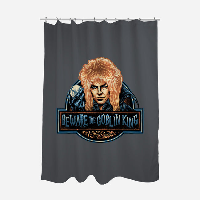 Beware The Goblin King-None-Polyester-Shower Curtain-glitchygorilla