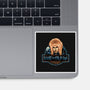 Beware The Goblin King-None-Glossy-Sticker-glitchygorilla