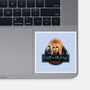 Beware The Goblin King-None-Glossy-Sticker-glitchygorilla