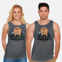 Beware The Goblin King-Unisex-Basic-Tank-glitchygorilla