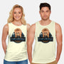 Beware The Goblin King-Unisex-Basic-Tank-glitchygorilla