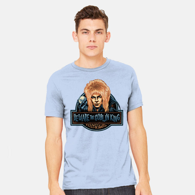 Beware The Goblin King-Mens-Heavyweight-Tee-glitchygorilla