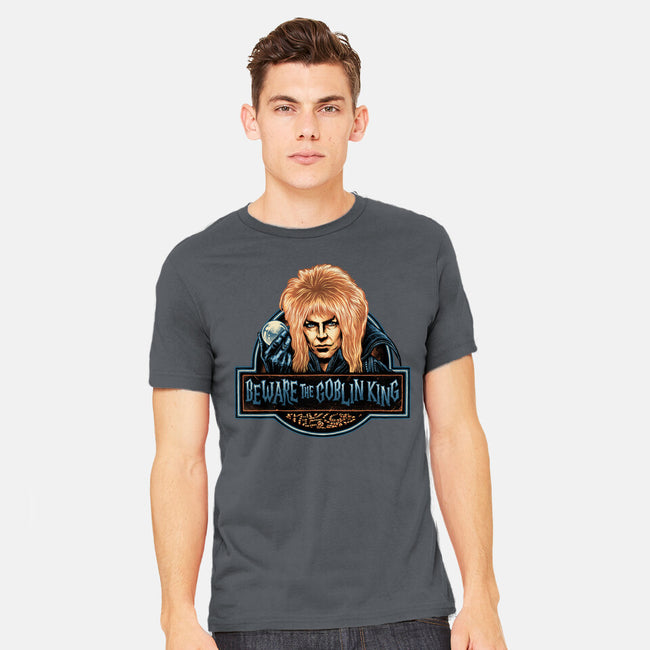 Beware The Goblin King-Mens-Heavyweight-Tee-glitchygorilla