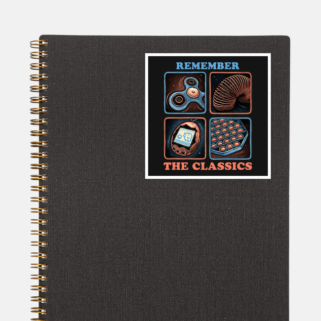 Remember The Classics-None-Glossy-Sticker-glitchygorilla