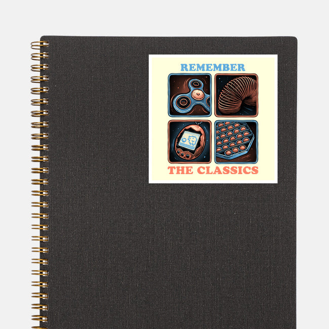 Remember The Classics-None-Glossy-Sticker-glitchygorilla