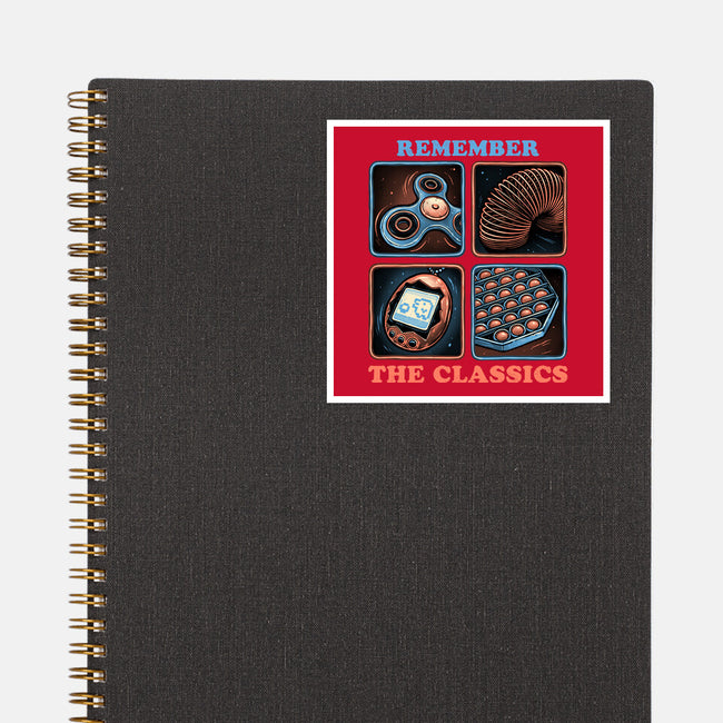 Remember The Classics-None-Glossy-Sticker-glitchygorilla