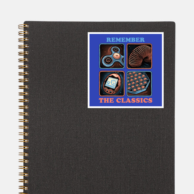 Remember The Classics-None-Glossy-Sticker-glitchygorilla