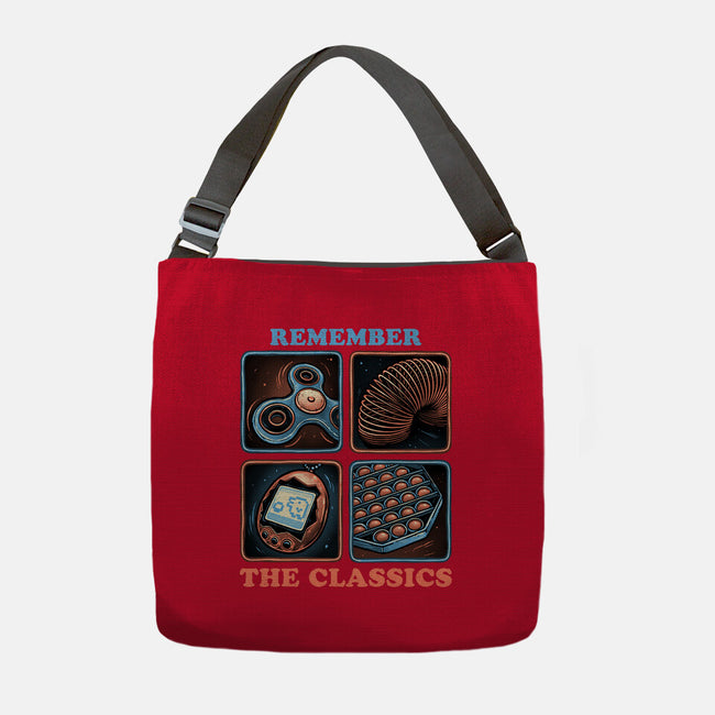 Remember The Classics-None-Adjustable Tote-Bag-glitchygorilla