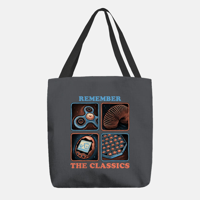 Remember The Classics-None-Basic Tote-Bag-glitchygorilla