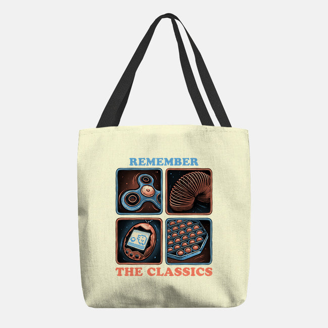 Remember The Classics-None-Basic Tote-Bag-glitchygorilla